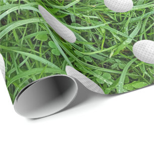 Cadeau Boules de golf pour 20 ans sur papier d'emballage 
