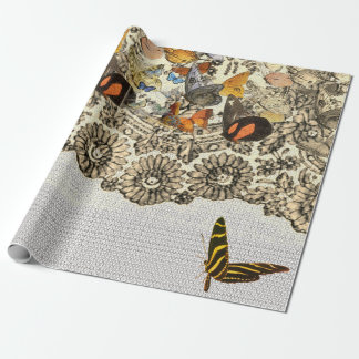 Cadeau BOUTEILLES ET Papier d'enveloppement de LACE