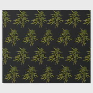 Cadeau Boutons verts sur papier d'emballage personnalisé 