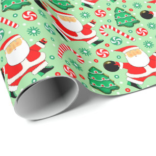 Cadeau Bowling Noël Vacances Papier d'enveloppement cadea
