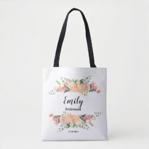 Cadeau Bridesmaid - Sac fourre-tout personnalisé a