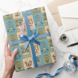Cadeau Cadeaux juifs - Papier de Vacances - Art Israël