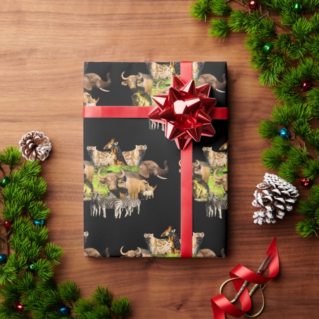 Cadeau Cadre de la faune de Buffalo boueux Papier d'envel (Cadeau de vacances)