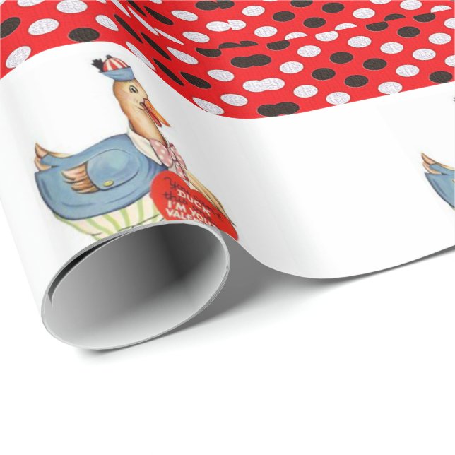 Cadeau Canard à papier pour l'enlèvement de la Saint-Vale (Coin rond)