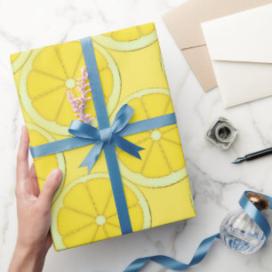 Cadeau caricature citron fruits cuisine amusant papier d'