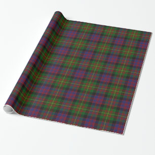 Cadeau Carnegie Tartan coloré Papier d'enveloppement