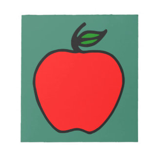 Cadeau carnet de notes Pomme Rouge