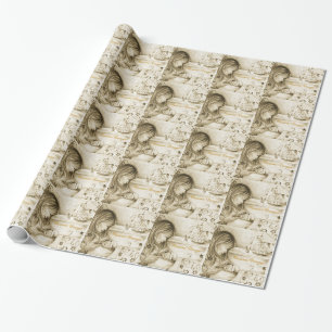 Cadeau Carousel Dreams Papier d'enveloppement Vintage cou