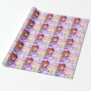 Cadeau Carousel Dreams Valentines Jour papier d'emballage