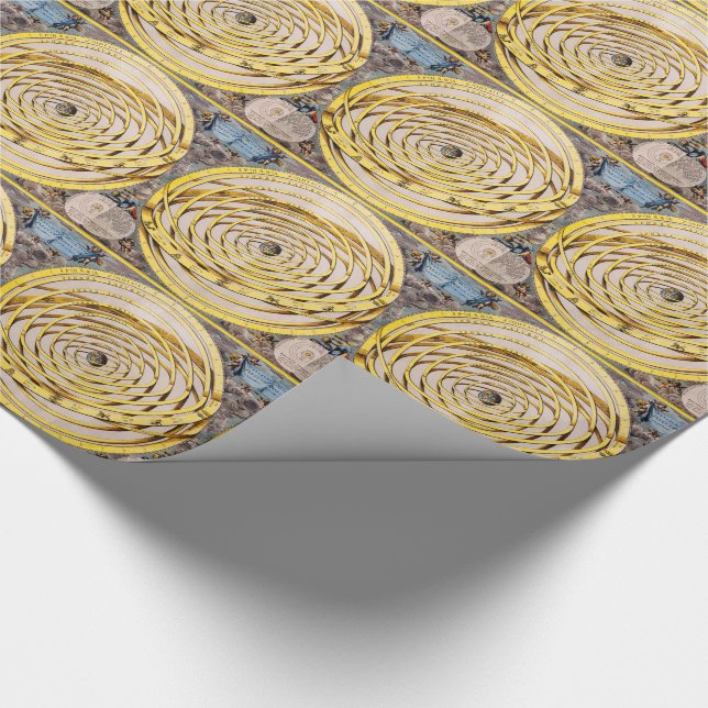 Cadeau Carte céleste Andres Celarius Papier d'enveloppeme (Coin)