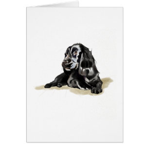 Cadeau Carte Postale pour Amateur de Chien Cocker