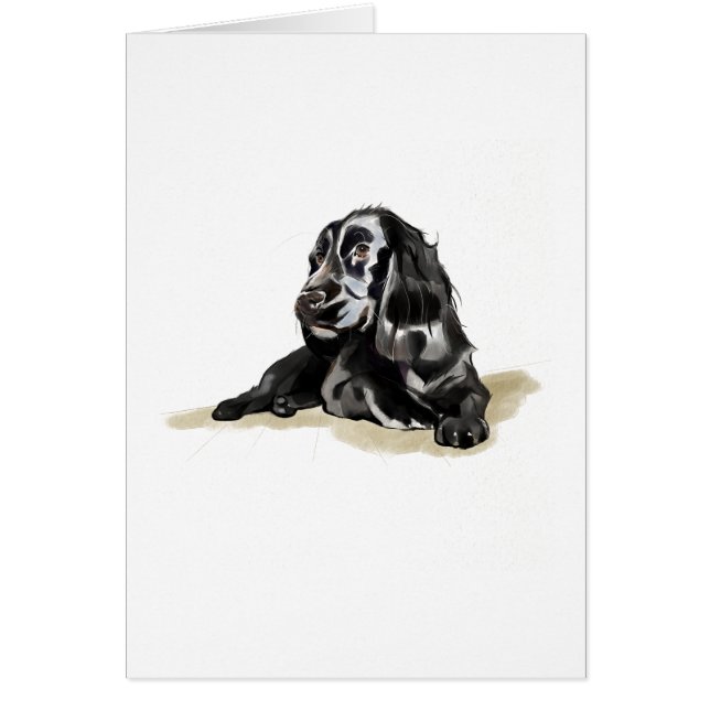 Cadeau Carte Postale pour Amateur de Chien Cocker  (Devant)