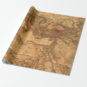 Cadeau Cartes vintages de l'Europe Papier numérique-7