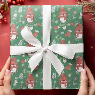 Cadeau Cartoon mignonne Animaux Pingouin Papier d'envelop