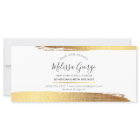 CADEAU CERTIFICAT VOUCHER élégant doré chic