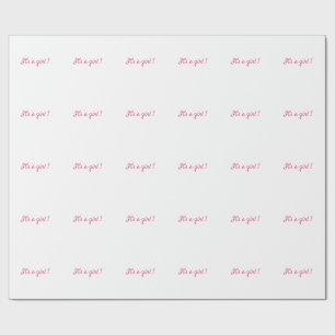 Cadeau C'est du papier d'emballage minimaliste pour bébé
