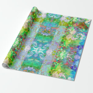 Cadeau Champ De Papier À Enveloppement Vert