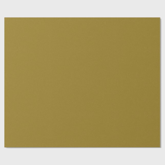 Cadeau Chroma Textura - Papier d'emballage ocre (Plat)
