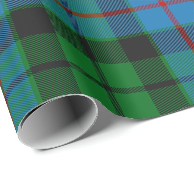 Cadeau Clan Morrison Chasse Tartan Papier d'enveloppement (Coin rond)