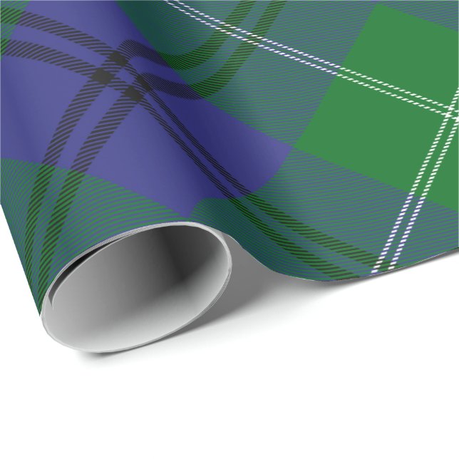 Cadeau Clan Oliphant Tartan Papier à envelopper (Coin rond)