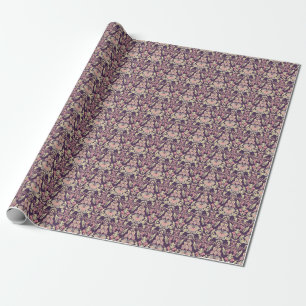 Cadeau Classique baroque, papier peint vintage à fleurs.