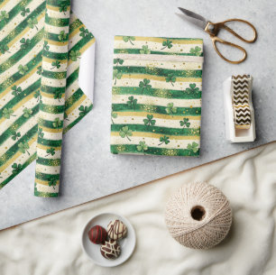 Cadeau Clé Lucky St. Patrick’s Day Wrapper Papier