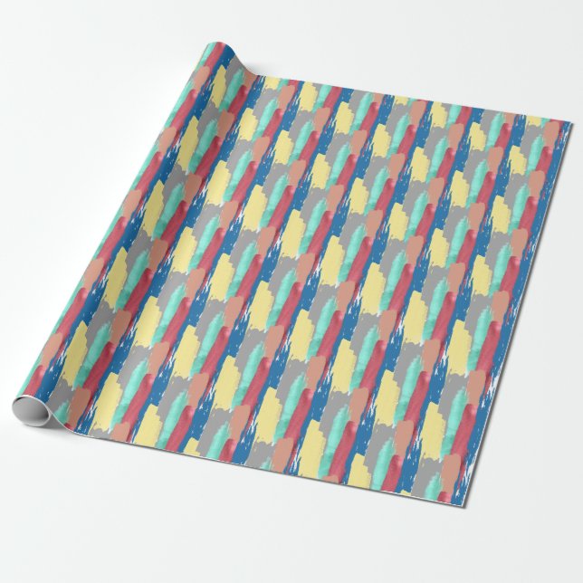 Cadeau Clés de papier d'emballage couleur (Déroulé)