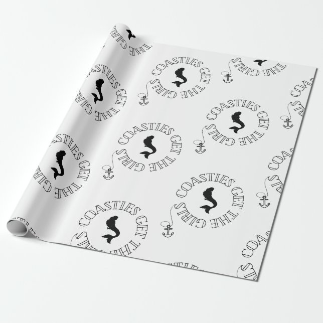 Cadeau Coasties Obtenez le papier d'enveloppement pour fi (Déroulé)