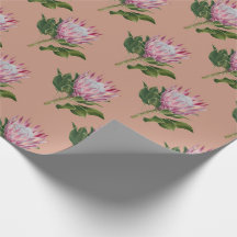Cœur de Gondwana, design de papier d'emballage ros