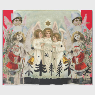 Cadeau Collage original Papier à enveloppement d'Angel de