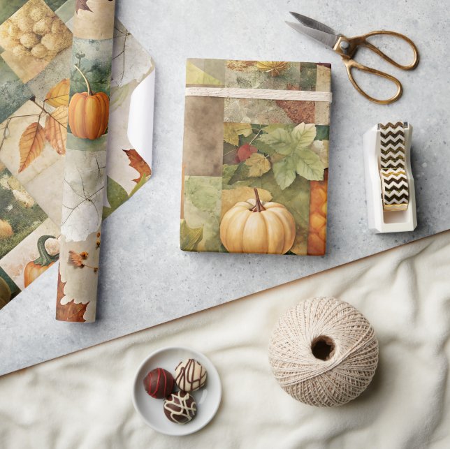 Cadeau Collage papier d'automne 04 (Artisanat)