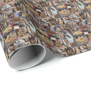 Cadeau Collage photo Kitten, Papier à envelopper
