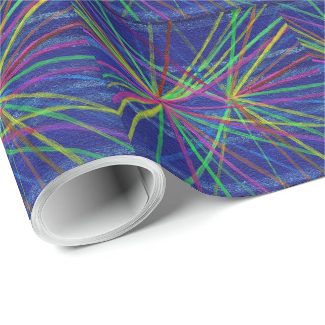 Cadeau Collisions de protons Papier à envelopper (Coin rond)