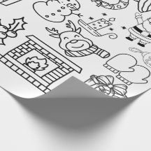 Color Me - Papier d'enveloppement de Noël