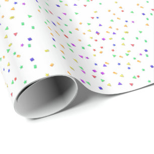 Cadeau Coloré Joyeux Anniversaire Confetti papier envelop