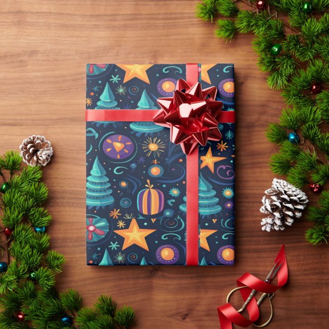 Cadeau Conception papier d'emballage Festive Noël (Cadeau de vacances)