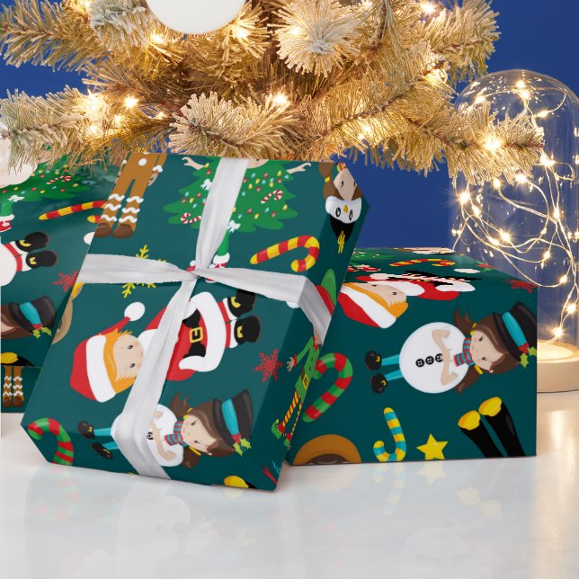 Cadeau Conserver ou concevoir votre propre - Papier d'env (Vacances)