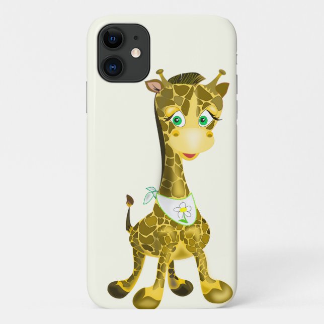 Cadeau coque iphone pour bébé Giraffe - Choisir le (Dos)