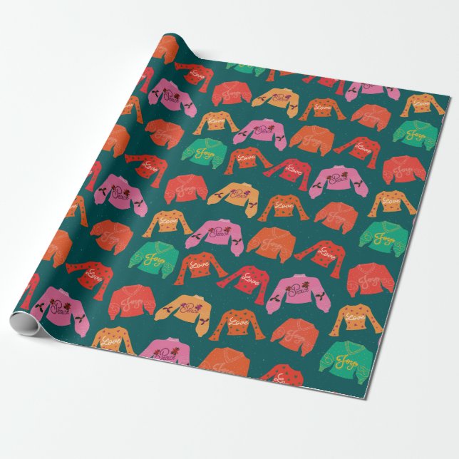 Cadeau Cosy pull papier d'emballage de Noël (Déroulé)
