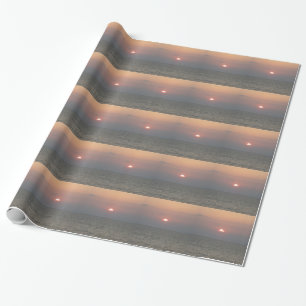 Cadeau Coucher de soleil sur papier d'enveloppement de me