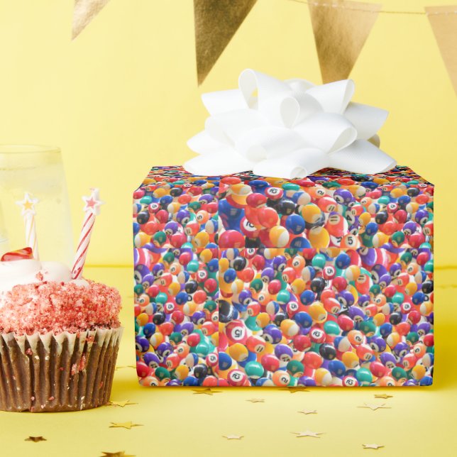 Cadeau Couleurs Traditionnelles, Papier Enveloppant (Fête d'anniversaire)