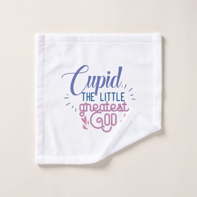 Cadeau Couple Le Petit Dieu Le Plus Grand (Gant de toilette)