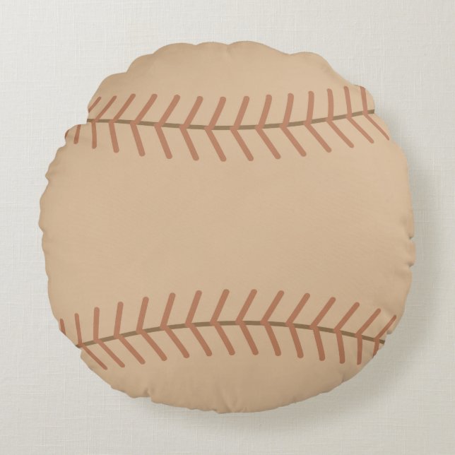 Cadeau Coussin de Baseball Rouge Vintage (Devant)