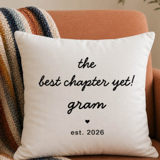 Cadeau Coussin Gram | Meilleur Chapitre à ce Jour (Créateur téléchargé)
