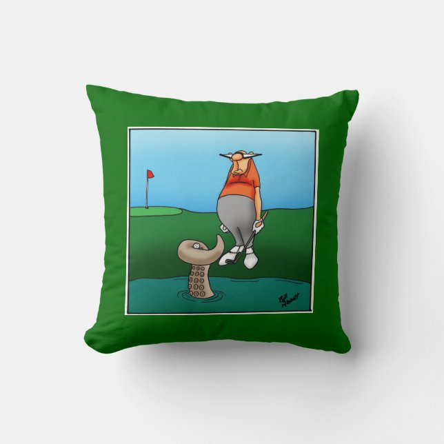 Cadeau Coussin Humour de golf (Recto)