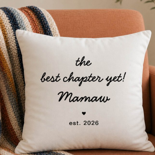 Cadeau Coussin Mamaw | Meilleur Chapitre à ce Jour (Créateur téléchargé)