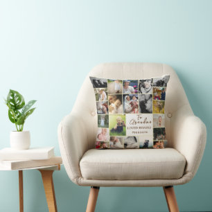 Cadeau Coussin Personnalisé avec 22 Photos - L'Amo