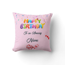 Cadeau Coussin personnalisé pour les célébrations 
