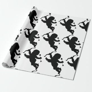 Cadeau CUPID SILHOUETTE Papier à envelopper pour la Saint