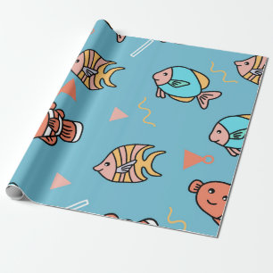 Cadeau Cute Animal Design Papier Motif transparent